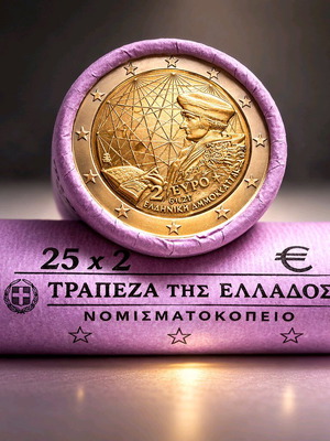 2€ Erasmus 2022 Greece Roll Uncirculated UNC