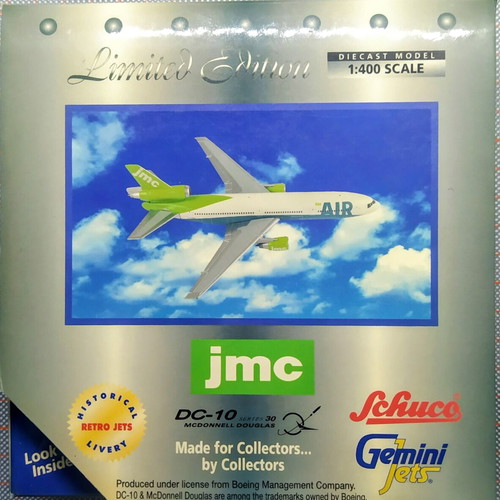 Gemini Jets JMC Air Douglas DC-10 Model 1:400 Scale New