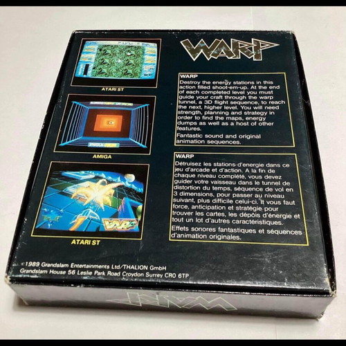 Amiga Warp used with manual, untested