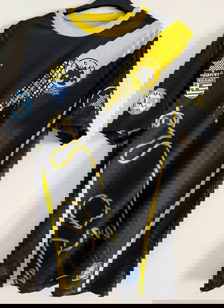 ΑΕΚ AEK futsal φανέλα εμφάνιση Jersey shirt ποδόσφαιρο σάλας Νέα Φιλαδέλφεια luanvi Αγία Σοφία