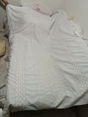 Bridal bed cover set for double bed like new