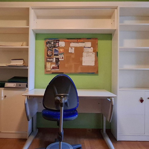 Moll Desk and Ergonomic Chair Set used, Large Bookshelf, Germany