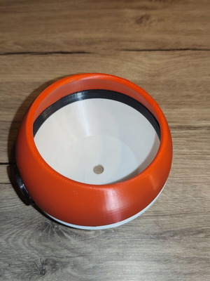 Poké Ball planter new, 3D printed PLA for small plants