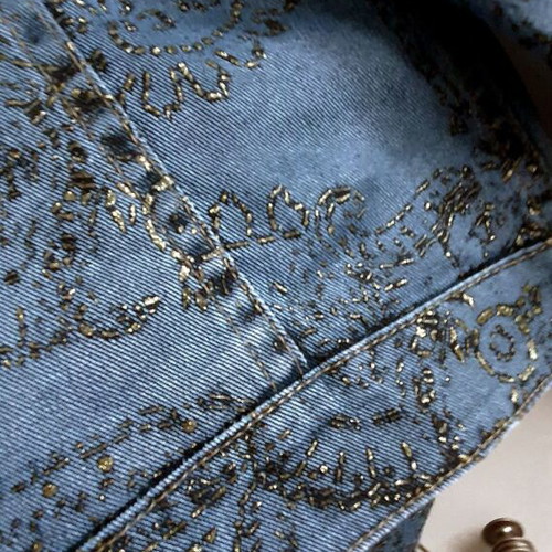 Cappopera Jeans Jacket size M like new, blue