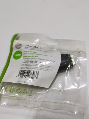 Hdmi female to DVI-D 24+1p female adapter with gold-plated contacts new