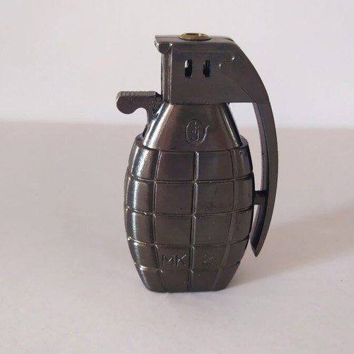 MK2 metal lighter like new grenade shape