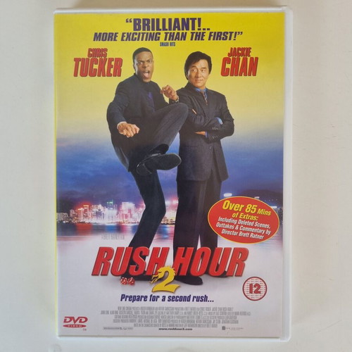Rush Hour 2 DVD, comedy crime action, subbed