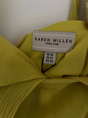 100% μεταξωτό τοπ με χάντρες Karen Millen