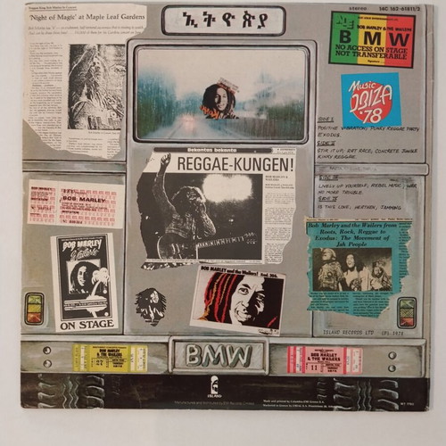 Bob Marley & The Wailers Babylon by Bus double vinyl album 1978