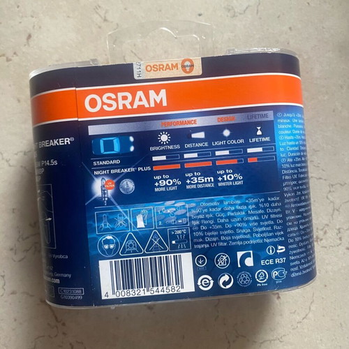 Osram H1 bulbs pack of 2