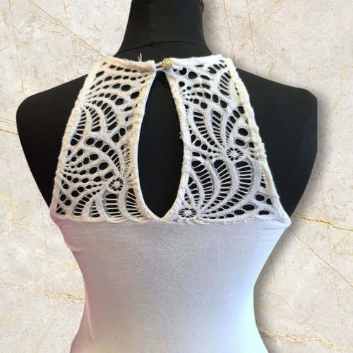 Summer blouse used, white, size small