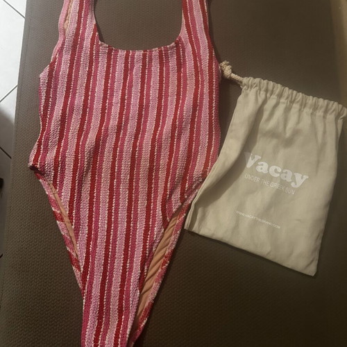 Vacay The Brand One-Piece Swimsuit like new, red and pink, size S