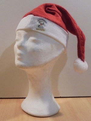 Loumides Papagalos advertising Christmas hat like new