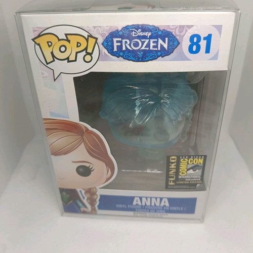 Frozen Funko Pop Anna #81 2014 San Diego Comic Con like new, 100% original