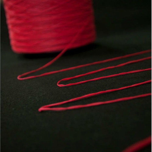 Red bias binding thread, 5 kg roll, new