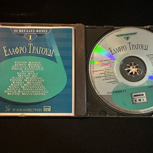 CD Collection Elafro Tragoudi like new, folk