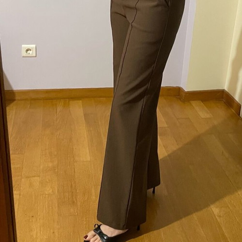Brown winter pants new, size M