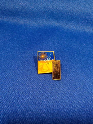 Vintage pin badge Olympic Games Athens 2004 used
