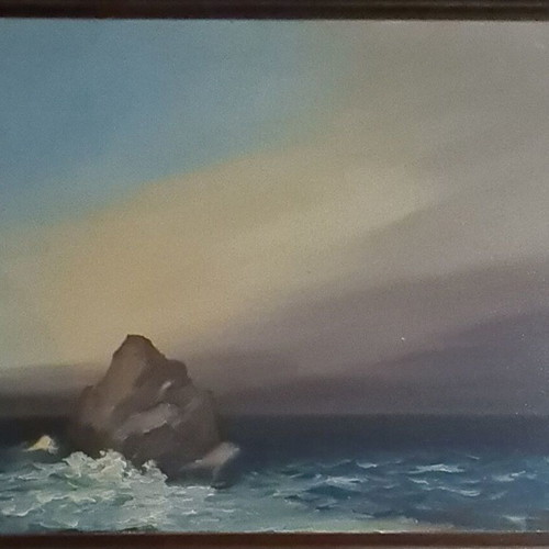 Oil painting on canvas by Fragkiskos Kappos like new