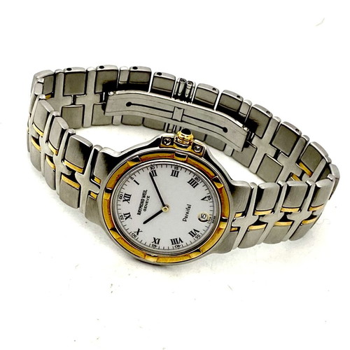 Raymond Weil Parsifal 18k gold automatic watch 36 mm used