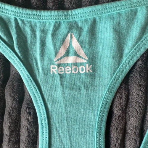 Reebok sleeveless t-shirts used, size S, blue, set of 2
