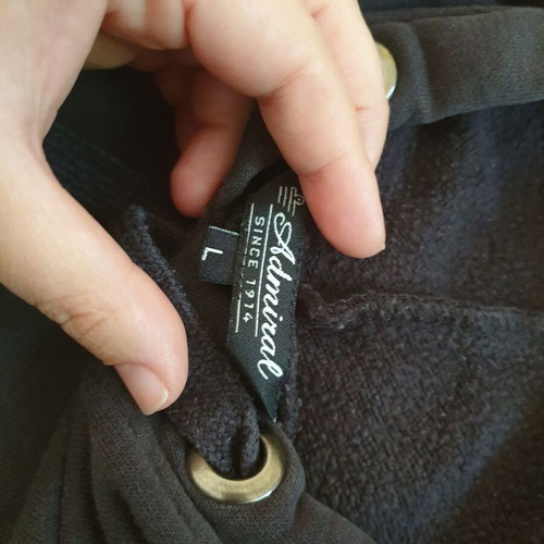 Admiral hoodie used, black, size Large