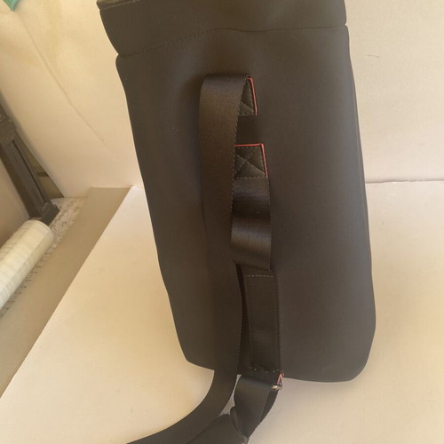 FRNC shoulder bag like new, black with red details