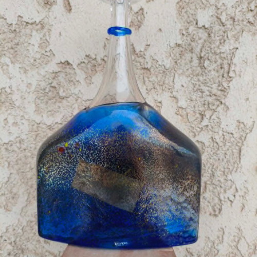 Art Glass Satellite Vase by Bertil Vallien for Kosta Boda, like new