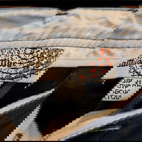 Attrattivo καλοκαιρινό παντελόνι σαν καινούργιο, μπλε, μέγεθος L-XL με ελάττωμα