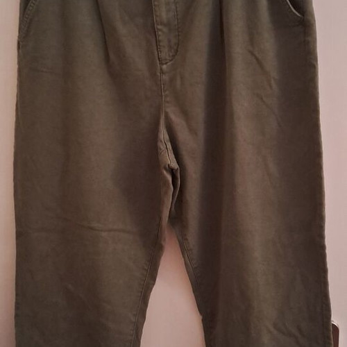 Mango women's pants size XXXL like new, olive color
