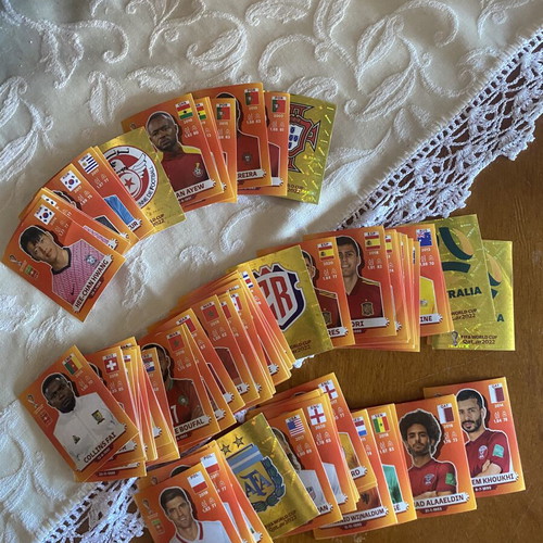 Panini FIFA World Cup Qatar 2022 stickers pack of 90, like new