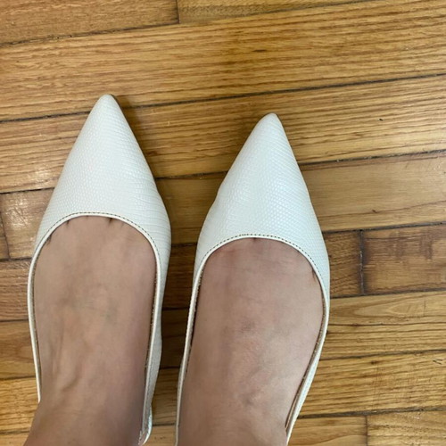 Asos slingback pumps white size 38 used