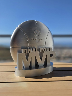 Βραβείο MVP Πολυτιμότερου Παίχτη Final Four 25εκ, καινούργιο, 3D εκτυπωμένο PLA
