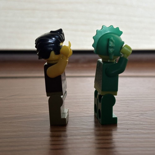 Swamp Creature and Frank Rock Lego figures used from set 9461 Monster Fighters