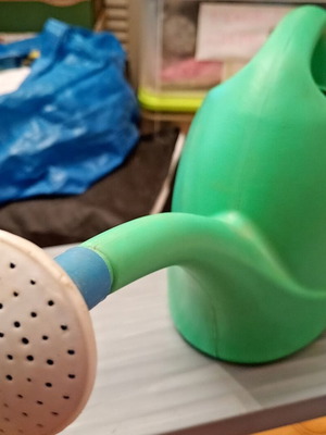 Watering can used, 2 parts, 36.5x20.5 cm