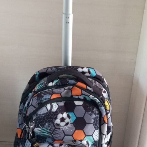 Goomby school trolley bag used, reinforced bottom, ergonomic straps