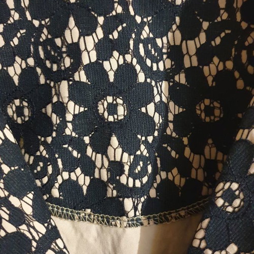 Vintage handmade women's blazer nude/black L new