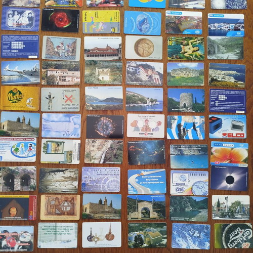 Phone cards used, pack of 60, excellent condition