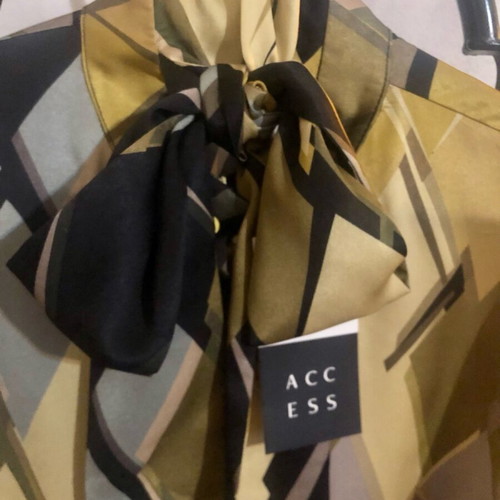 Access Women's Shirts With Bow Tie Design New Size L
