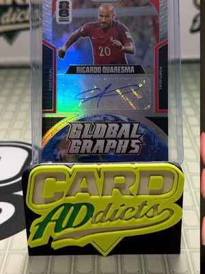 Ricardo Quaresma 2026 Panini Prizm World Cup Soccer Global Auto autograph SP /75 new
