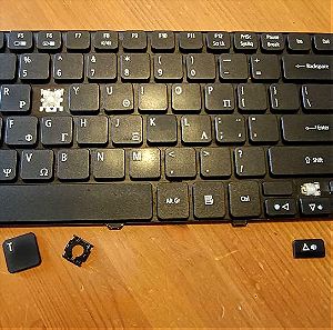 Πληκτρολόγιο Laptop Acer Aspire 5740dg με πρόβλημα για ανταλλακτικά