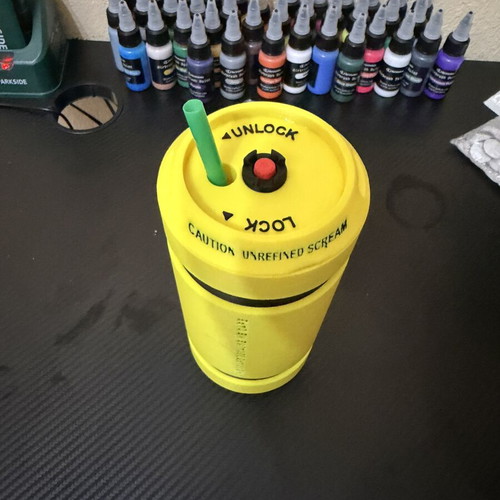 Monster Inc can holder like new, 3D printed container