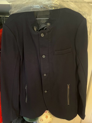Μπουφάν αντρικό Zara μεταχειρισμένο, μαύρο, μέγεθος XXL
