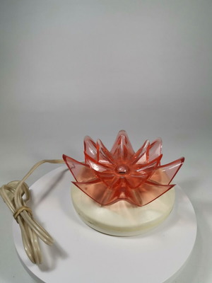 Vintage plastic table lamp Nufaro used, 70s