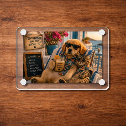 Acrylic fridge magnet "Today I Choose Me" new