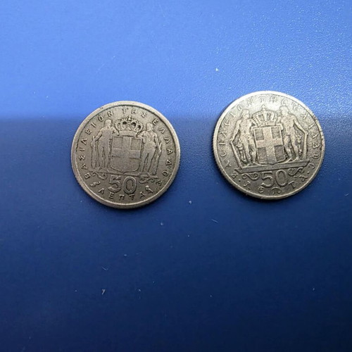 29 Greek coins from 1869 to 1968