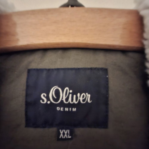 S.Oliver Double Coat new, khaki, size 2XL
