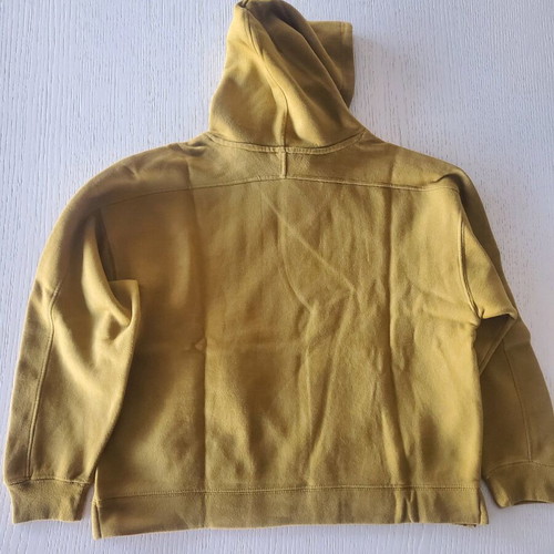 Zara mustard hoodie sweatshirt used