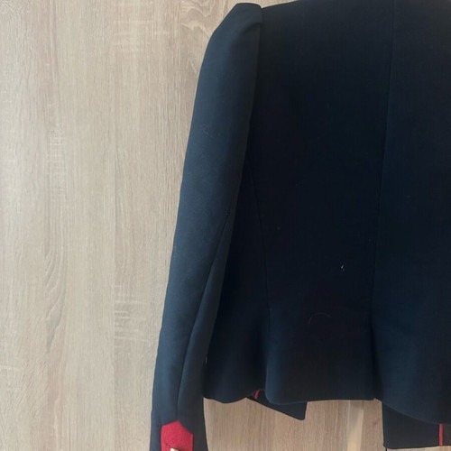 Mango military style jacket used, blue with red and gold details