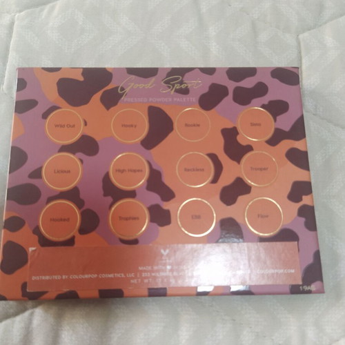 Colourpop Good Sport eyeshadow palette like new